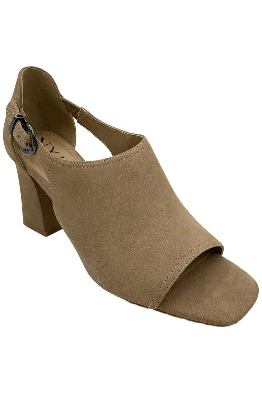 NYDJ Women's Larlie Goat Heeled Sandals Taupe - Medium